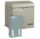 Kohler 10RESVL-100LC12 10kW Dual Fuel Standby Generator with 12 Circuit Load Center ATS