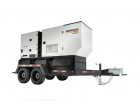 Generac MDG150DF4-STD3 120kW Skid-Mount Diesel Generator (John Deere Engine) with Single-Axle Trailer