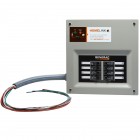 Generac 6854 30 Amp HomeLink 8 Circuits Pre-Wired Manual Transfer Switch with Aluminum PIB and Cord